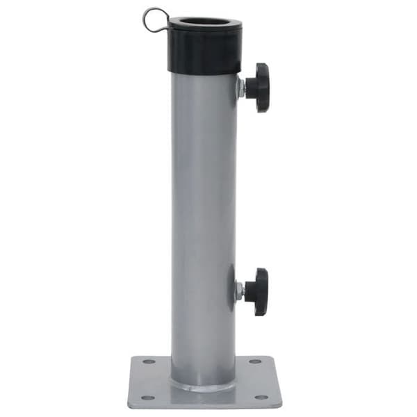 Maison Exclusive - Parasolbase til mast Ø38/48 mm sølvfarvet stål