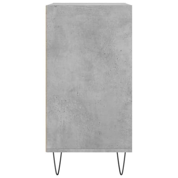 Maison Exclusive - Betonggrå buffé 57x35x70 cm ingenjörsträ