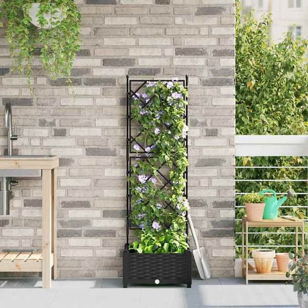 Maison Exclusive - Havekrukke Sort 40 x 40 x 125,5 cm PP