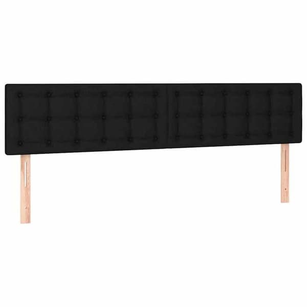 Maison Exclusive - Hovedgærder Sort 200x5x78/88 cm Stof
