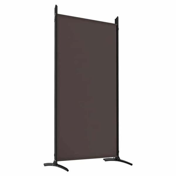 Maison Exclusive - Avskiljande vägg 6 paneler Brun 520x180 cm Tyg brun