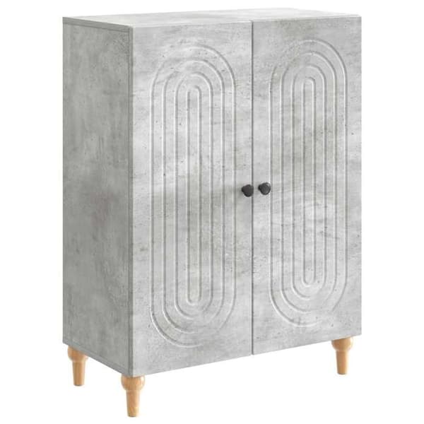Maison Exclusive - Buffet Grå beton 66 x 34,5 x 90 cm Ingeniørtræ