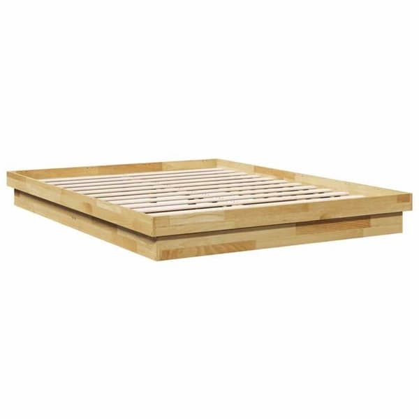 Maison Exclusive - Sengestel uden madras 150x200 cm massiv egetræ