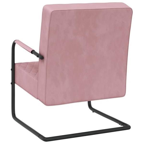 Fribärande stol Pink Velvet82 [cm] Rosa