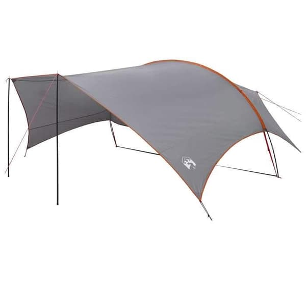 Maison Exclusive - Vattentåligt campingtarp i grått och orange