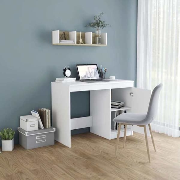 Maison Exclusive - Kontor Vit 100x50x76 cm Ingenjörsträ