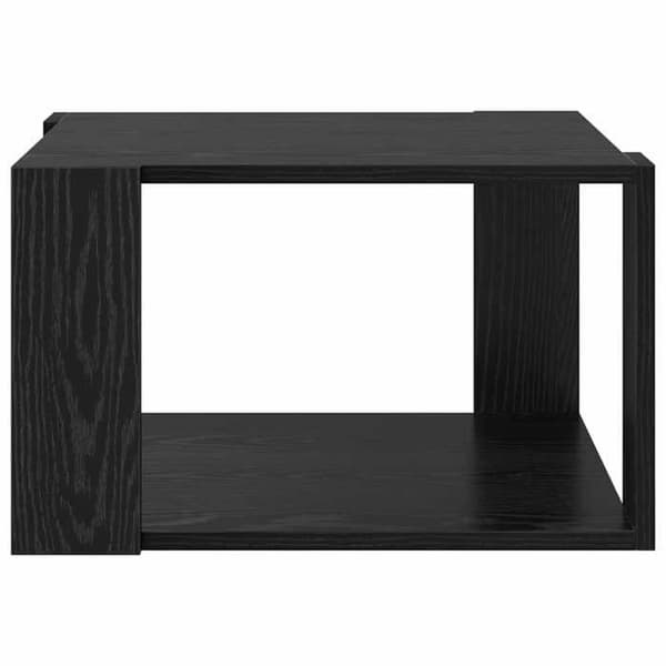 Maison Exclusive - Sofabord Eg sort 51,5 x 51,5 x 30 cm Ingeniørtræ