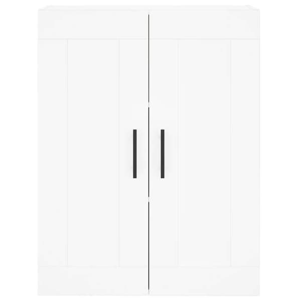 Maison Exclusive - Buffé hög Vit 69,5x34x180 cm Ingenjörsträ Vit