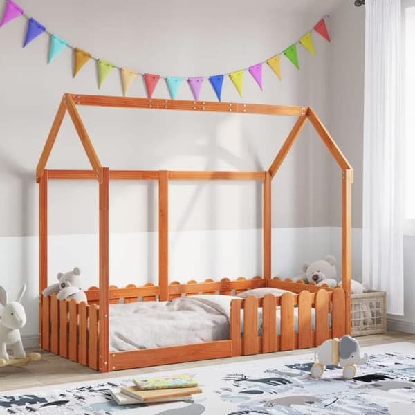 Maison Exclusive - Børneseng i husform uden madras 80x160 cm