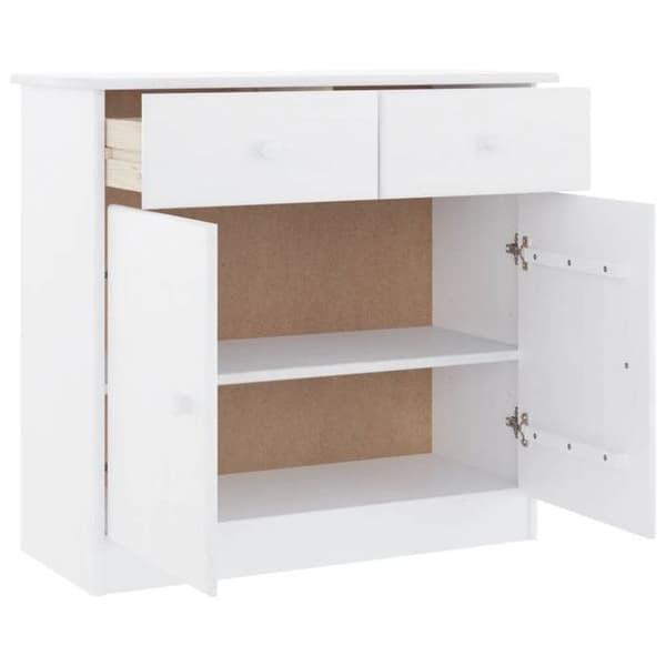 Maison Exclusive - Buffé ALTA vit 77x35x73 cm massiv furu