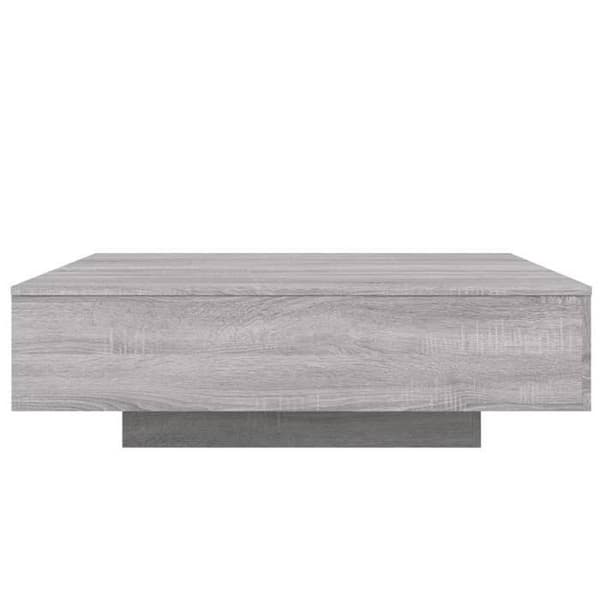 Maison Exclusive - Sofabord sonoma grå 100x100x31 cm ingeniørtræ