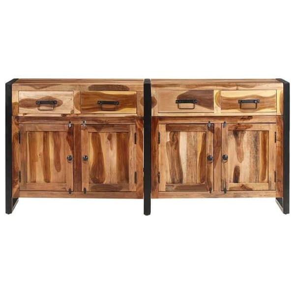 Maison Exclusive - Buffet 172x35x80 cm Solid akacietræ med honningfinish