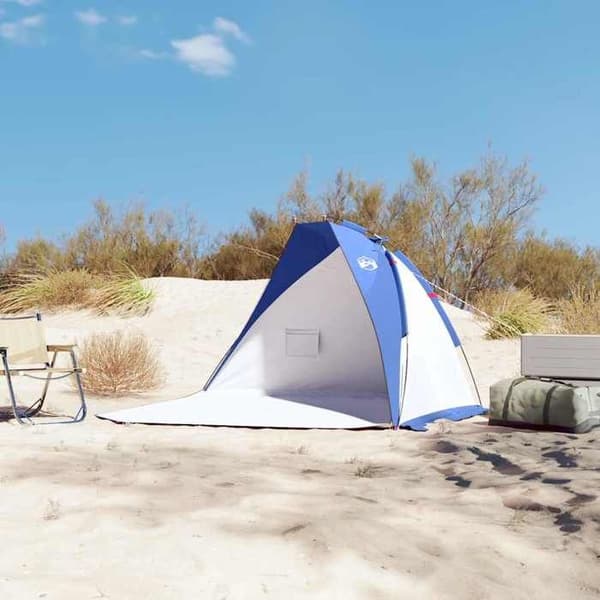 Maison Exclusive - Blå strandtält 268x223x125 cm 185T polyester