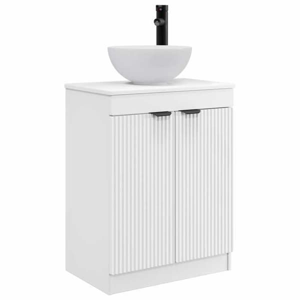Maison Exclusive - Badeværelsesmøbel med hvid vask 54 x 35 x 83 cm Vit