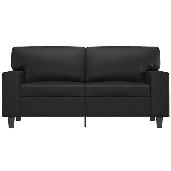 Maison Exclusive - 2-personers Sofa Sort 120 cm Syntetisk Læder