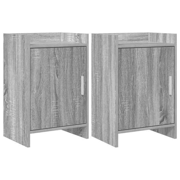 Maison Exclusive - Natborde 2 stk Sonoma grå 40 x 30 x 60 cm