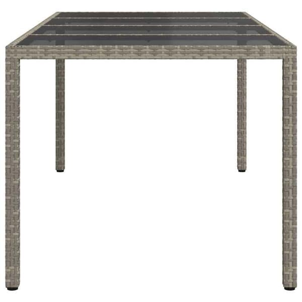 Maison Exclusive - Grå polyrotin havebord Grå