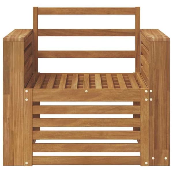 Maison Exclusive - Sæt af udendørs sofaer i massiv akacietræ