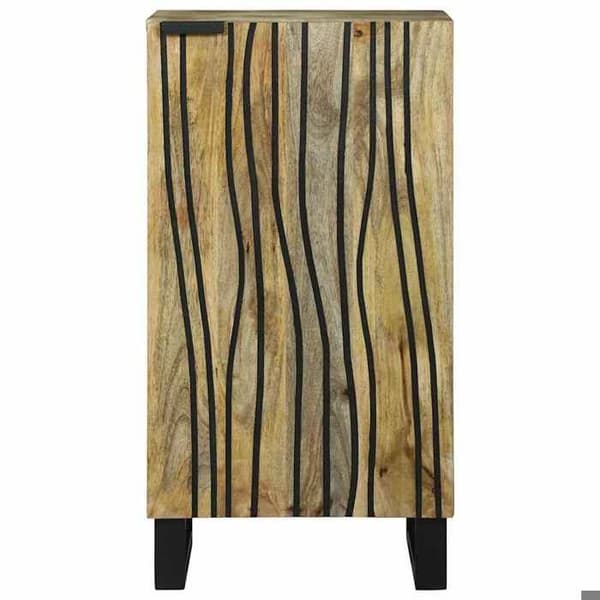 Buffet - EKSKLUSIVT HUS - 40 x 33 x 75 cm - Massivt mangotræ - Brun - Svingdøre brun