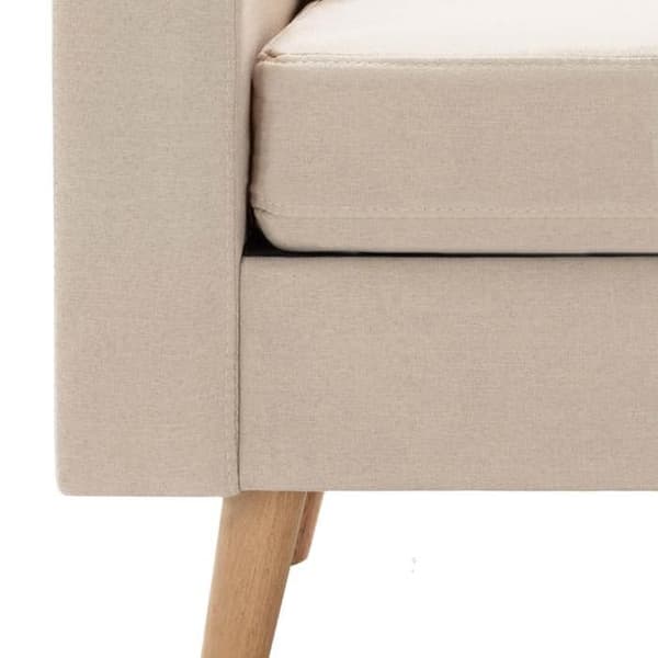 Maison Exclusive - 2-personers sofa Creme Stof Grädde