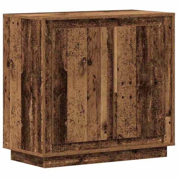 Buffet - EKSKLUSIVT HUS - 80 x 40 x 75 cm - Ingeniørtræ (paneler) - Svingdøre - Mat moderne stil