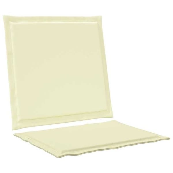 Maison Exclusive - Sitt- och ryggkuddar Polyester Kräm 47 x 45 x 2 cm