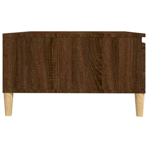 Bord - EKSKLUSIV HUS - 90x60x35 cm - Mørk eg - Spånplader - Opbevaringshylder Brun ek