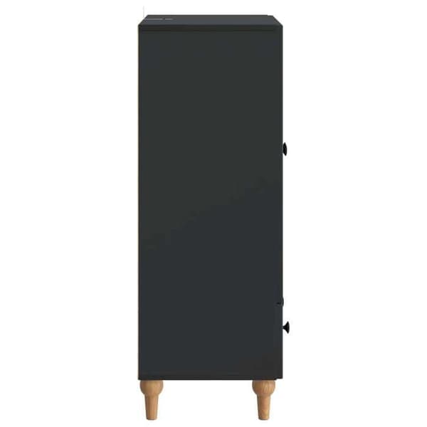 Maison Exclusive - Buffet Sort 66 x 34,5 x 95 cm Ingeniørtræ