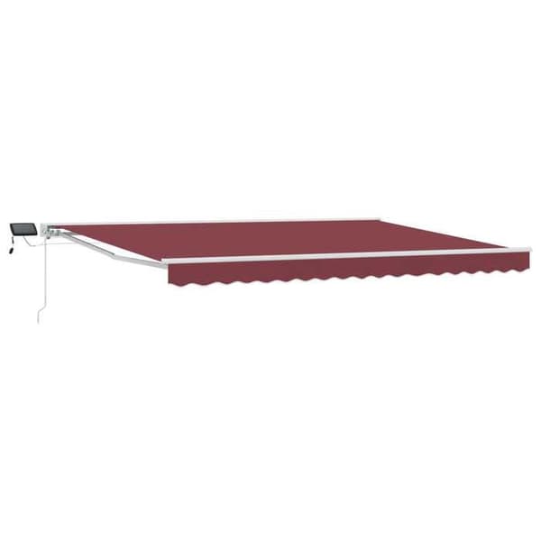 Maison Exclusive - Manuell rullgardinsram med LED-lampor