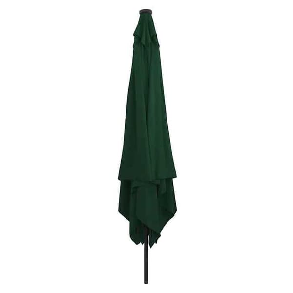 Maison Exclusive - Trädgårdsparasol Grön 295 x 295 x 245 cm Polyester och Stål Grön