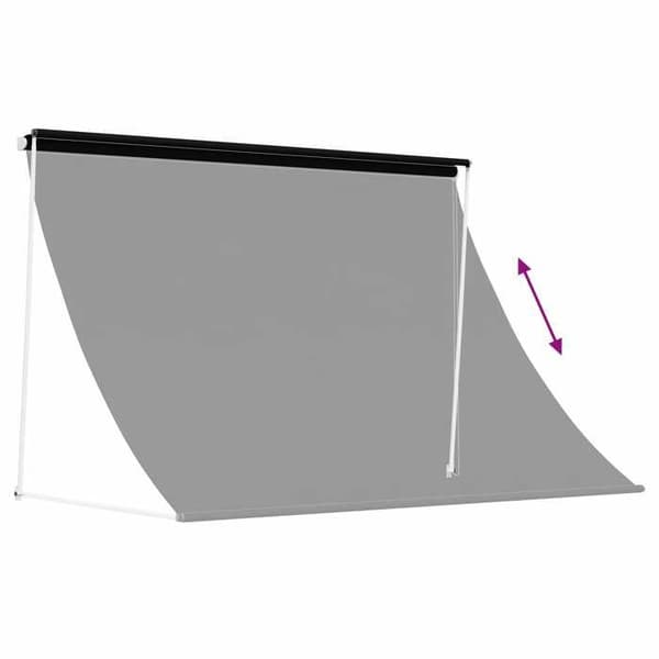 Maison Exclusive - Svart Markis 400 x 150 cm