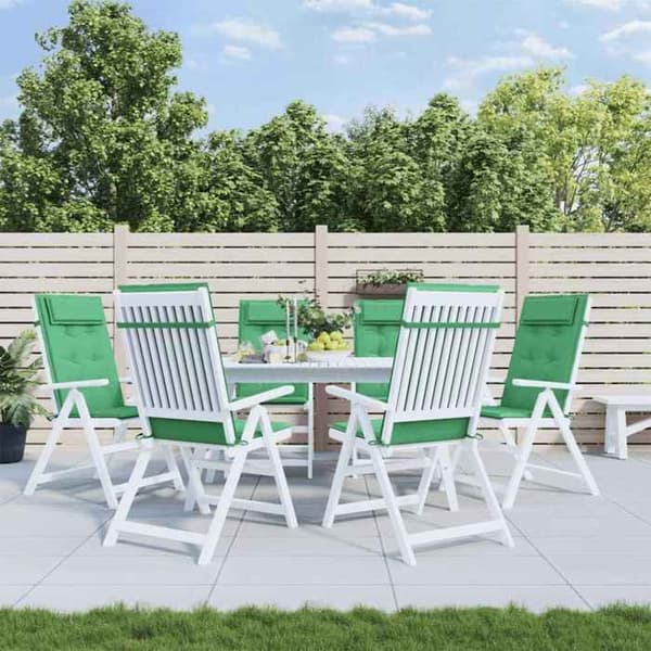 Maison Exclusive - Stolar med hög rygg, 6-pack, grön Oxford tyg