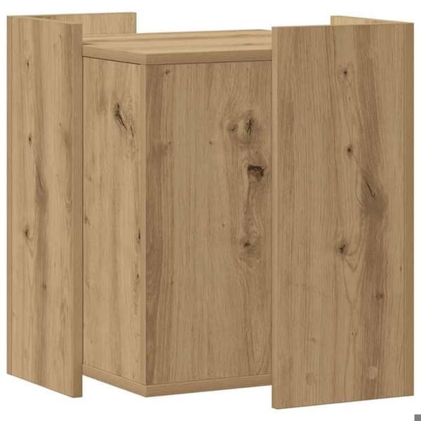 Maison Exclusive - Håndlavet kattebakke møbel i egetræ 42x42x51 cm