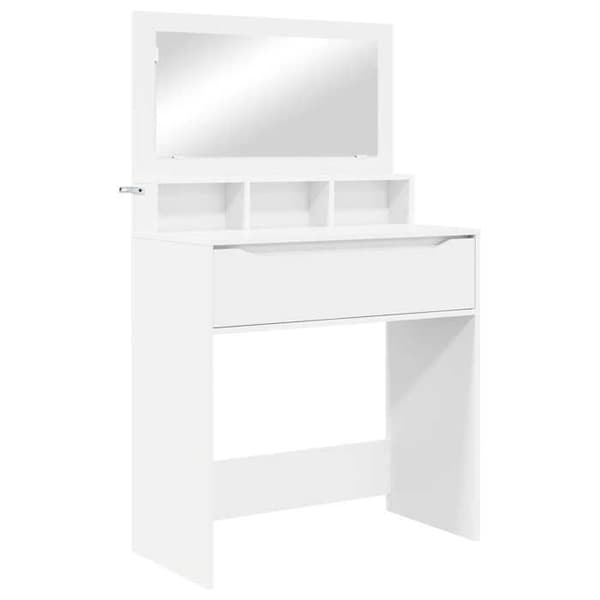 Maison Exclusive - Sminkbord för sovrum Vit 80 x 39,6 x 135 cm Vit