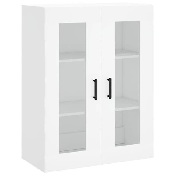 Maison Exclusive - Buffé hög Vit 69,5x34x180 cm Ingenjörsträ