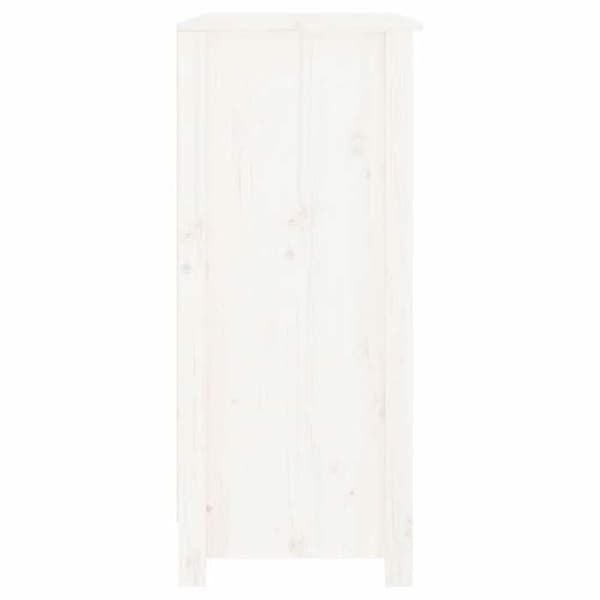 Maison Exclusive - Vit buffé 70x35x80 cm av massivt furu Vit