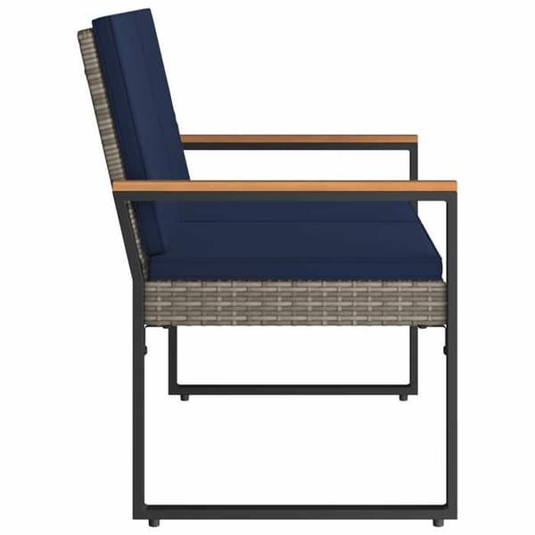Maison Exclusive - Utomhusbänk 2-sits 107 x 61 x 80 cm polyrotin