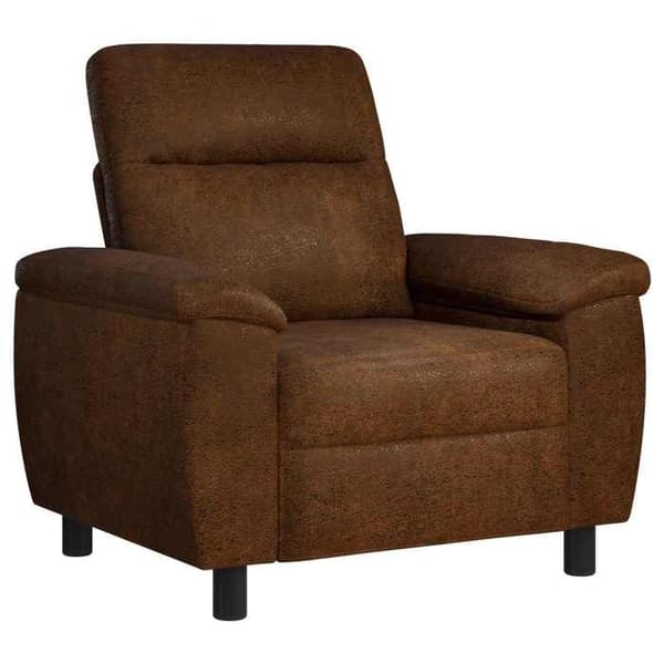 Maison Exclusive - 2-delars soffset i brun mockaimitation