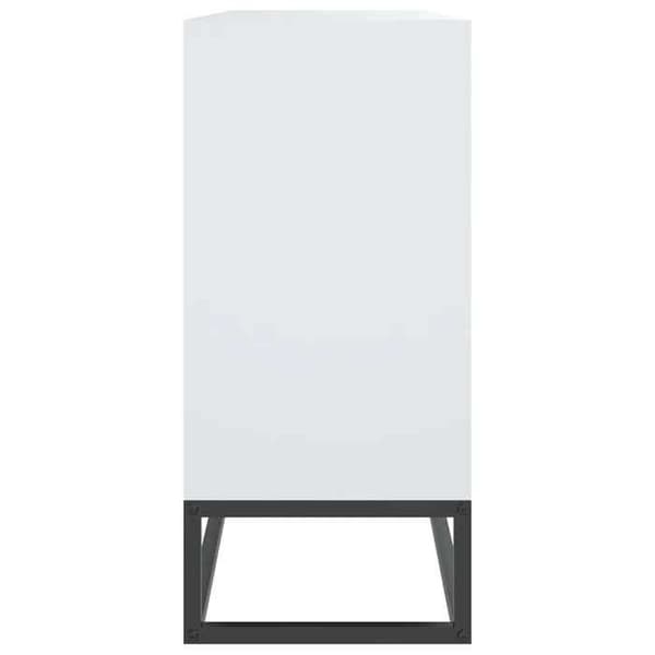 Maison Exclusive - Buffé vit 105x30x65 cm ingenjörsträ