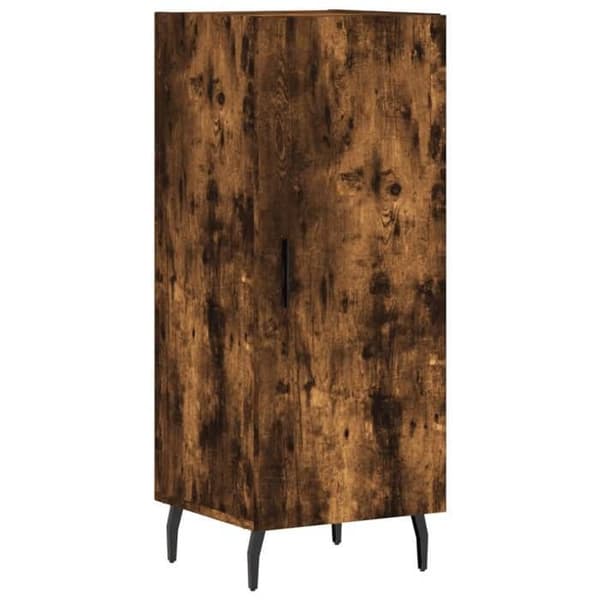 Maison Exclusive - Buffé Ek rökt 34,5x34x90 cm Ingenjörsträ