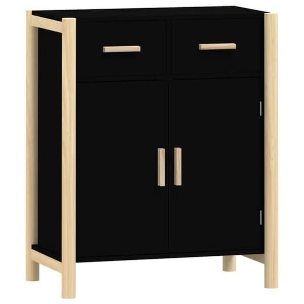 Maison Exclusive - Buffet Sort 62x38x75 cm Ingeniørtræ Svart