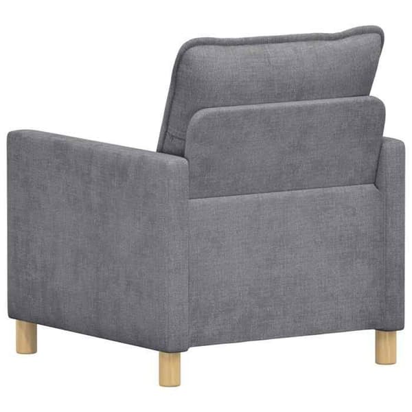Maison Exclusive - Soffa Grå ljus 76 x 81 x 87,5 cm Polyester