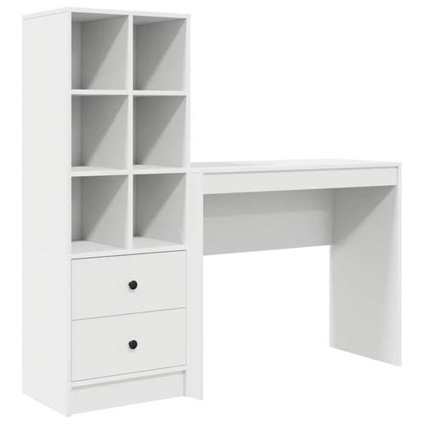 Maison Exclusive - Hvidt Kontor 135,5 x 40 x 127 cm 2 stk. Vit