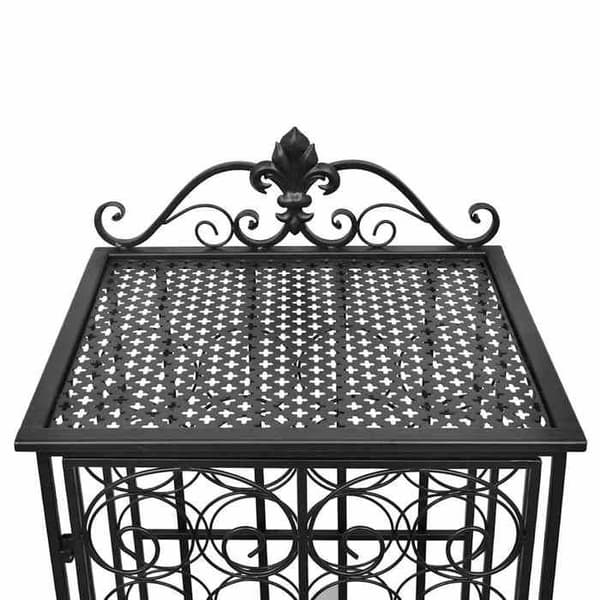 Maison Exclusive - Flaskställ för 28 flaskor Metall