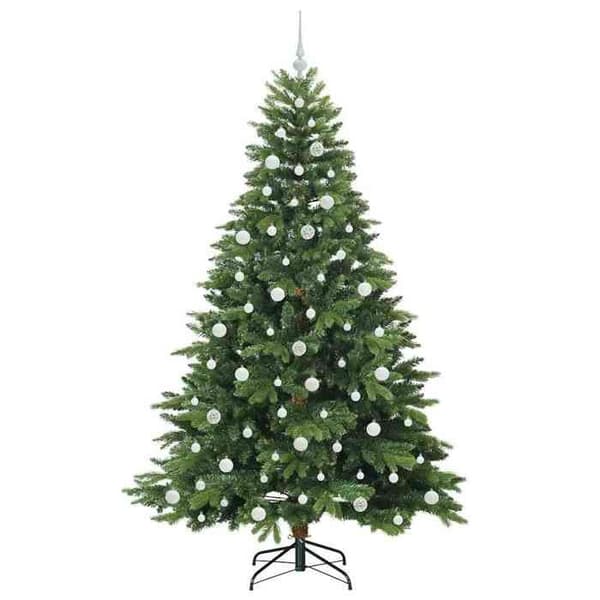Maison Exclusive - 300 LED vihreä joulukuusi 210 cm PE ja PVC