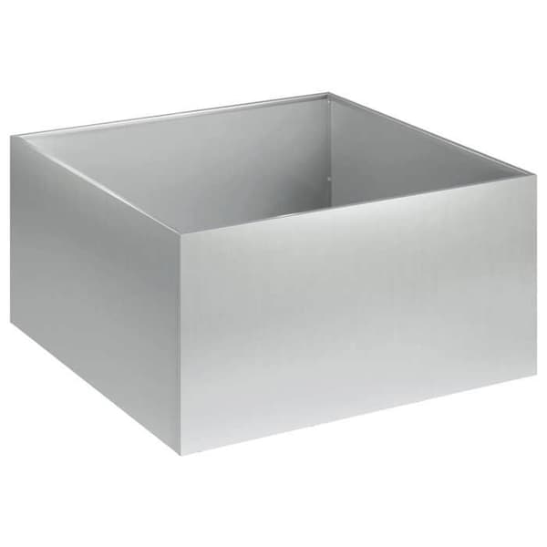 Maison Exclusive - Trädgårdskrukor 2 st Silver 40 x 40 x 30 cm