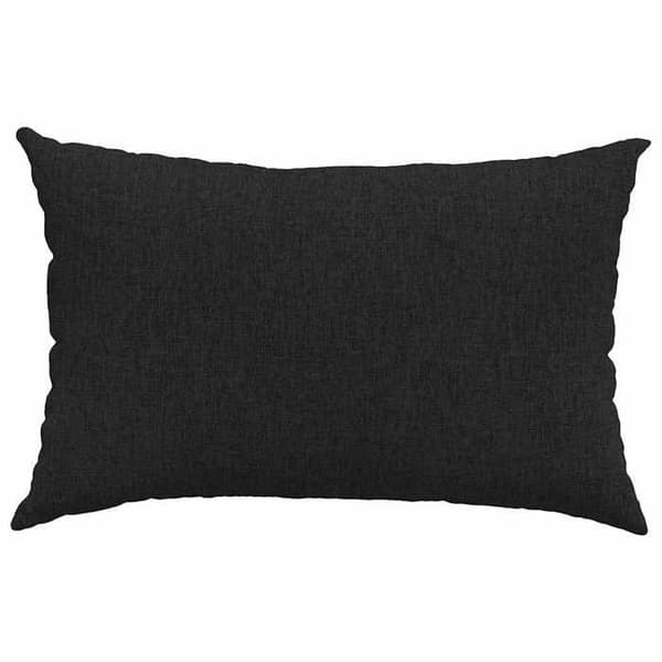 Soffkuddar - EXKLUSIV HEM - 60 x 40 cm (2-pack) - Svart - Dragkedja - Polyesterfyllning Svart