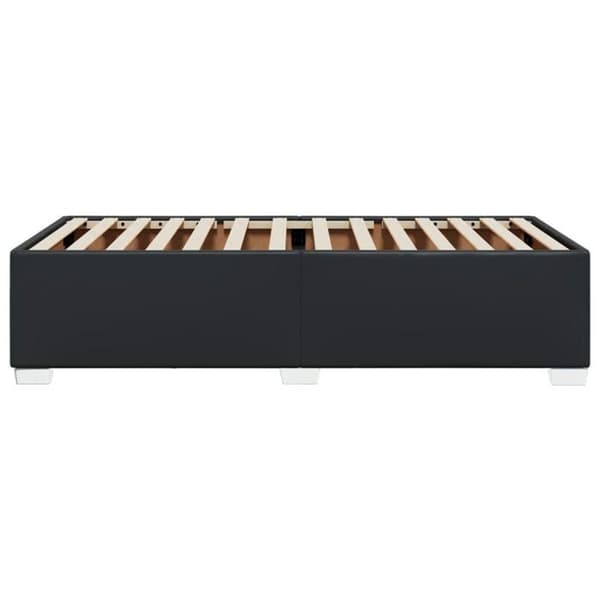 Maison Exclusive - Sengestel uden madras sort 90x200 cm kunstlæder Svart