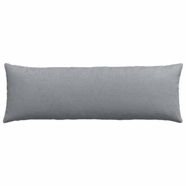 Soffkuddar - EXKLUSIVT HEM - 120 x 40 cm (set om 2) - Ljusgrå - Dragkedjefodral - Polyesterfyllning Ljusgrått