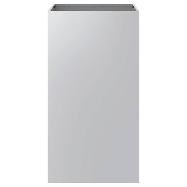 Maison Exclusive - Silverfärgad kruka 42x38x75 cm galvaniserat stål